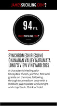 Load image into Gallery viewer, 2025 Long’s View Riesling