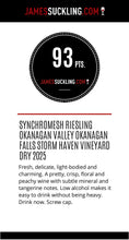Load image into Gallery viewer, 2025 Storm Haven DRY 'White Label' Riesling